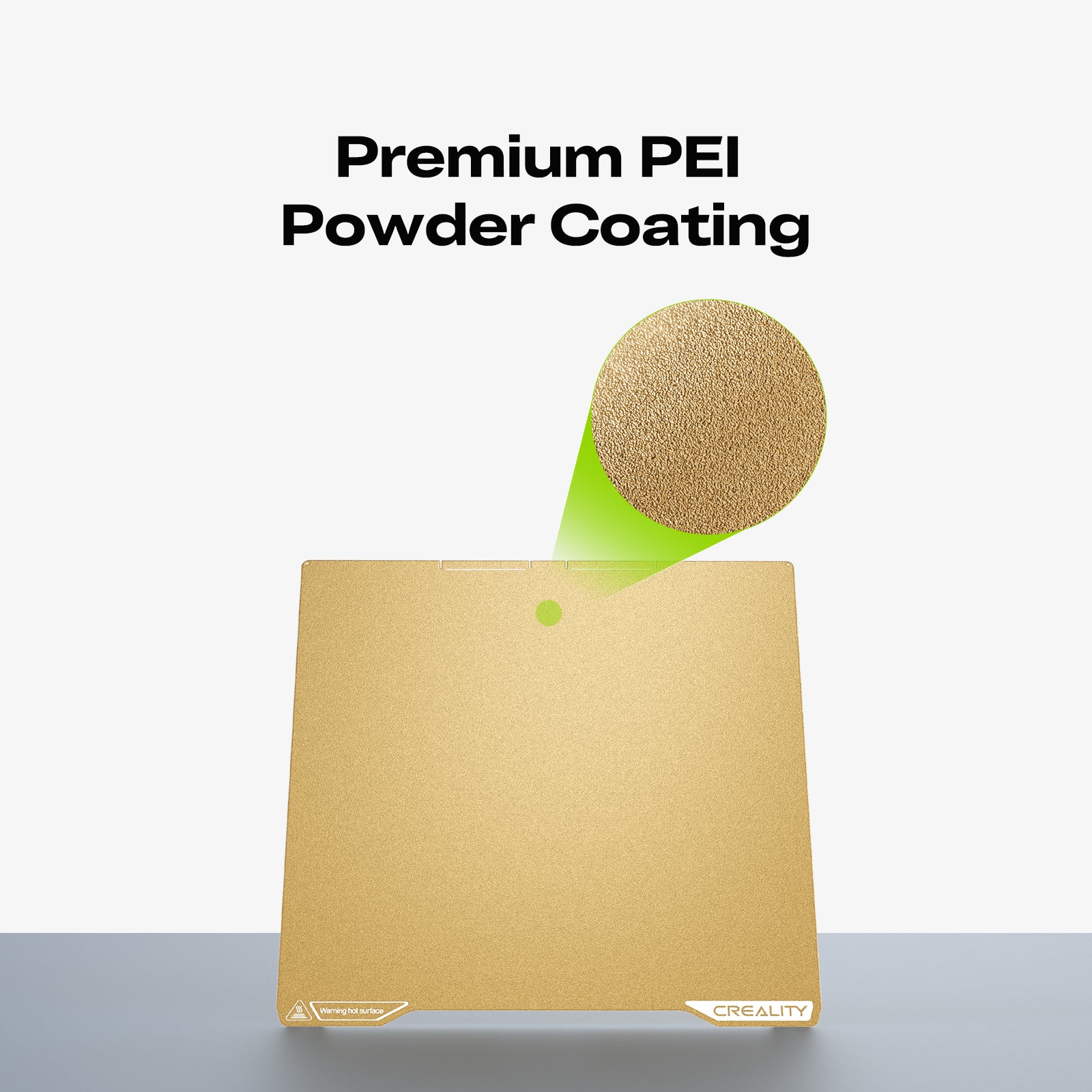 Creality K2 Pro PEI Double-Sided Frosted Build Plate — alternate view