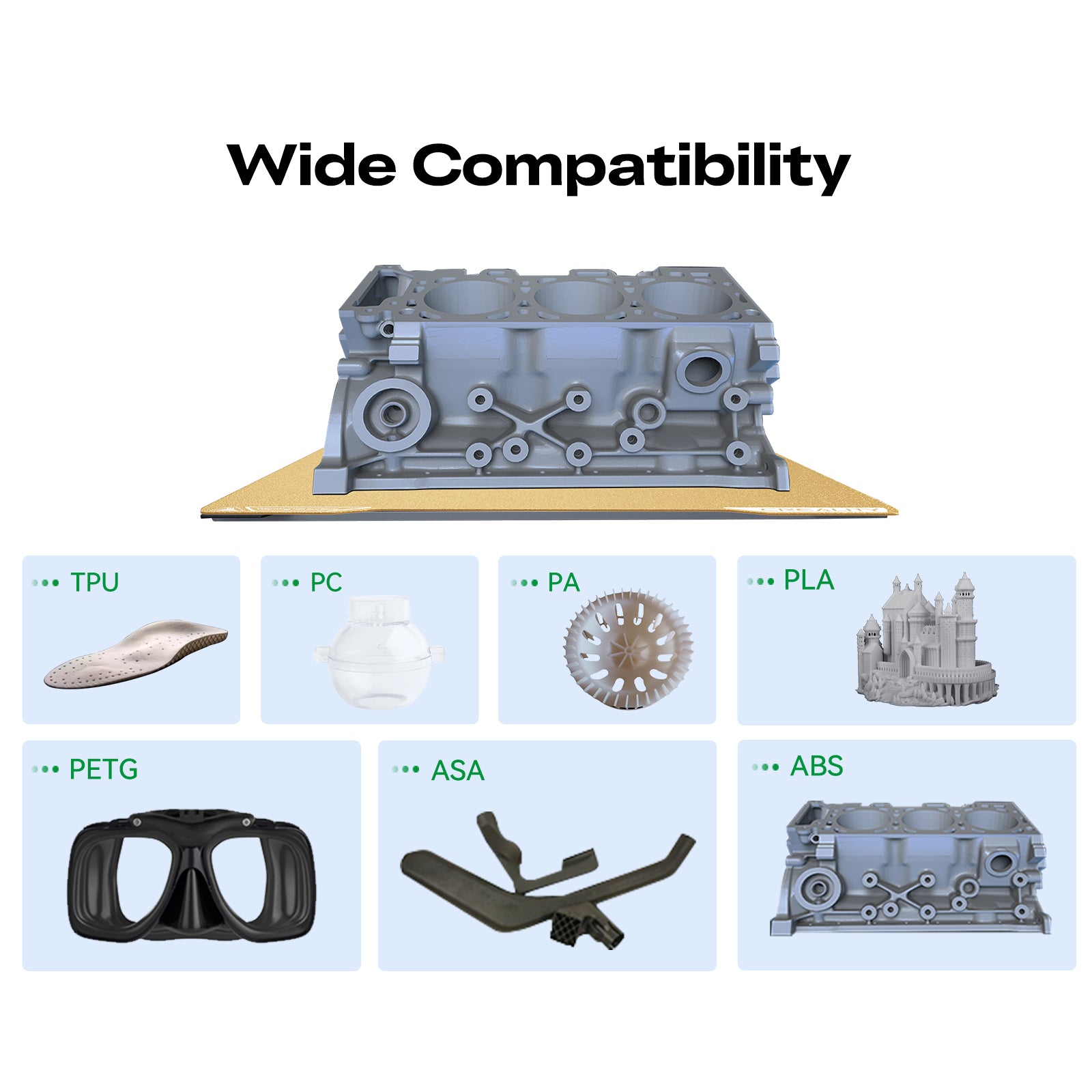 Creality K2 Pro PEI Double-Sided Frosted Build Plate — alternate view