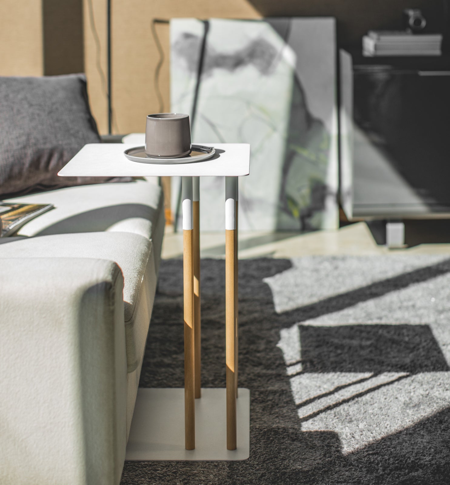 Sageandsill C Side Table 22 H Steel — alternate view