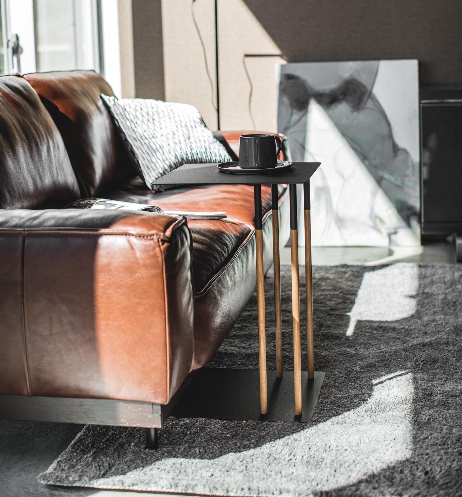 Sageandsill C Side Table 22 H Steel — alternate view