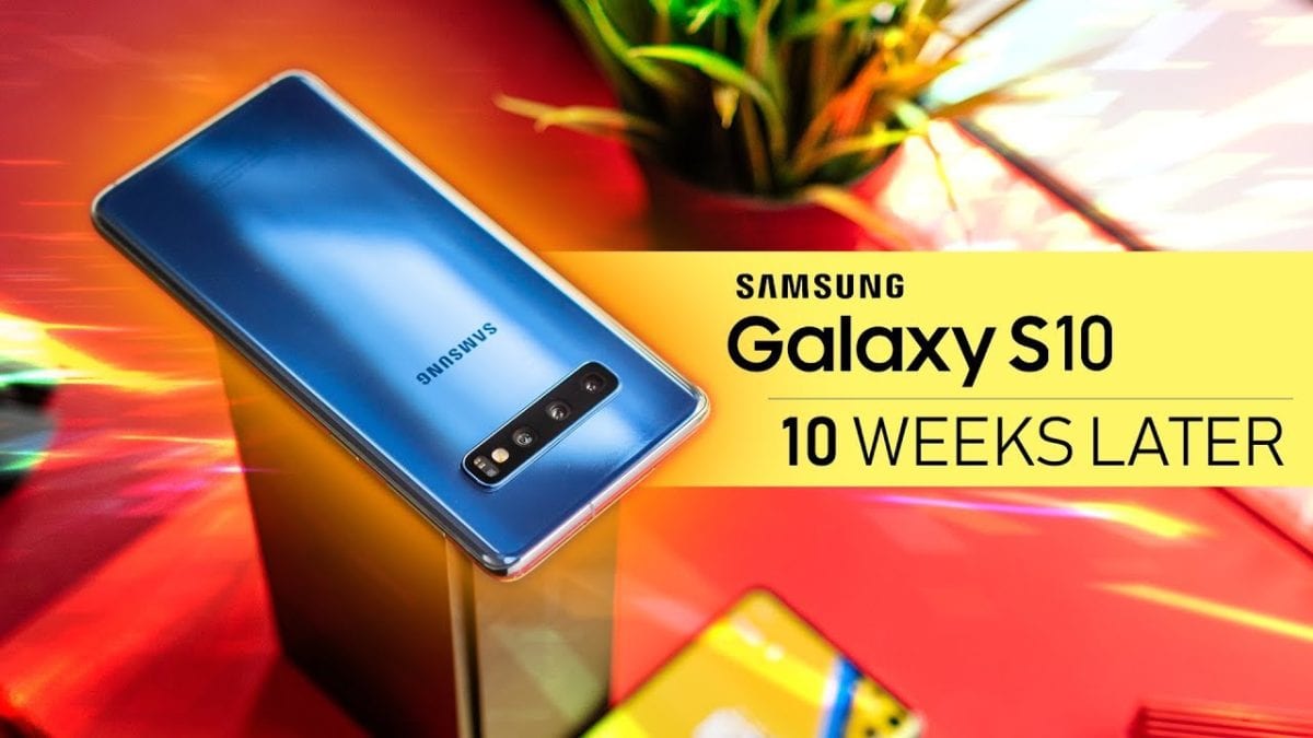 Samsung Galaxy S10 — alternate view