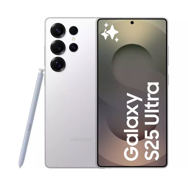 Samsung Galaxy S25 Ultra Whitesilver Sm S938bzsdeub — alternate view