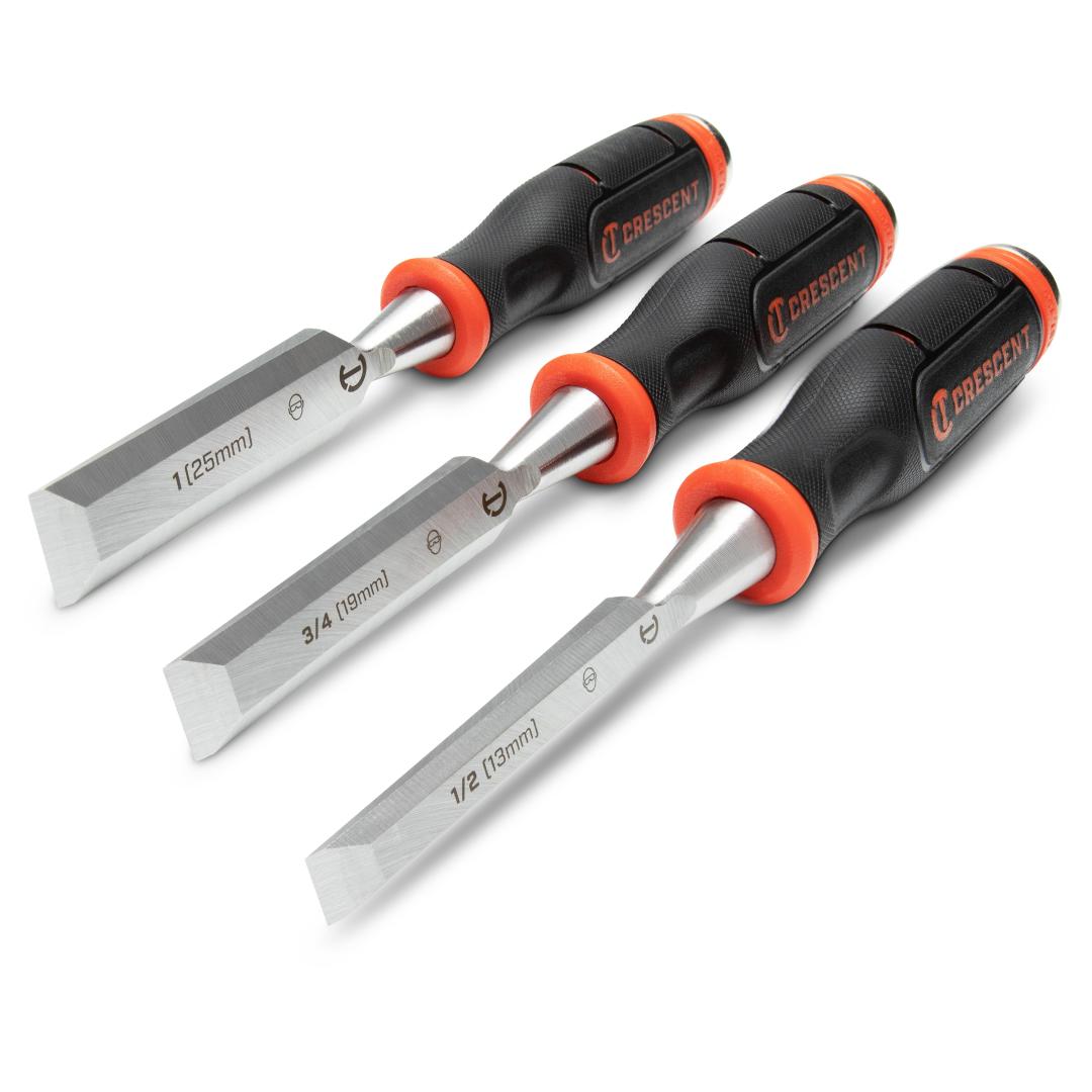 Stanley 3 Pc Wood Chisel Set