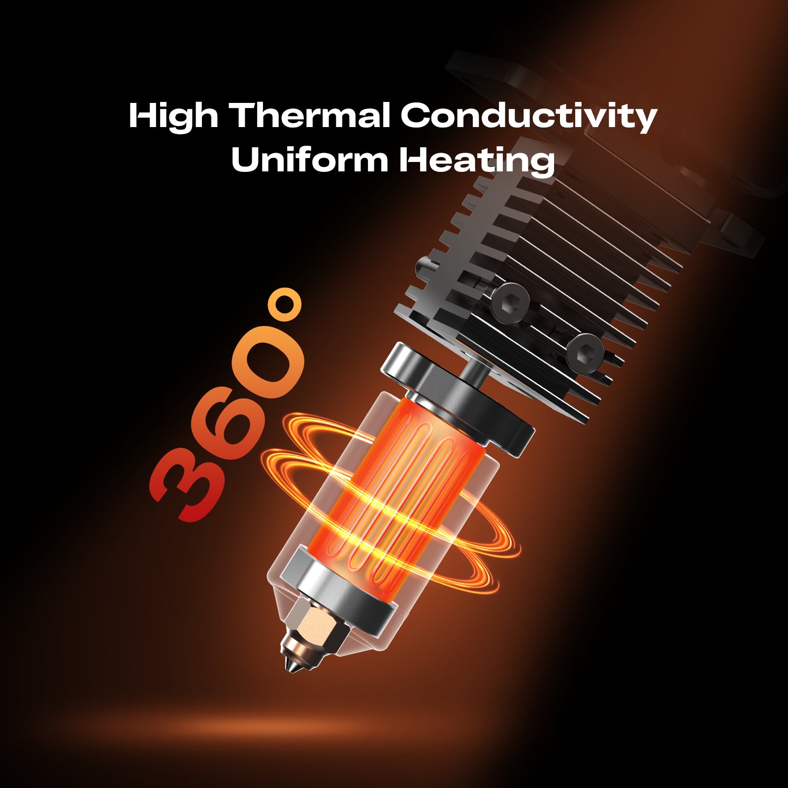 Creality K2 Pro Ceramic Heating Block Kit — alternate view