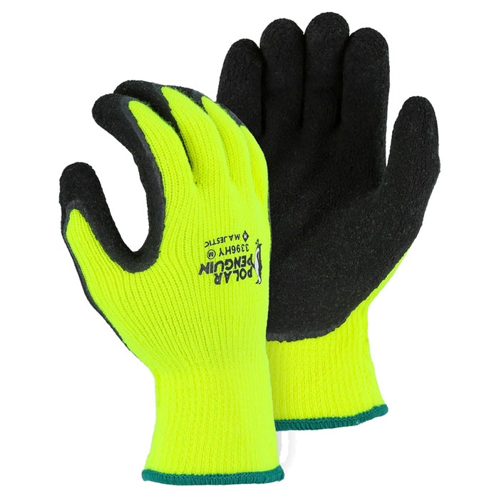 Stanley Hi-Vis Foam Latex Coated Gloves — alternate view