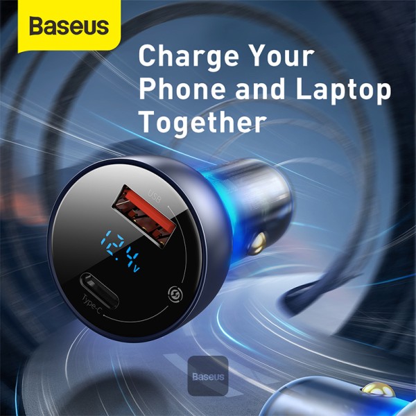 Baseus Quick Charge 3.0 Dual USB Car Charger — alternate view
