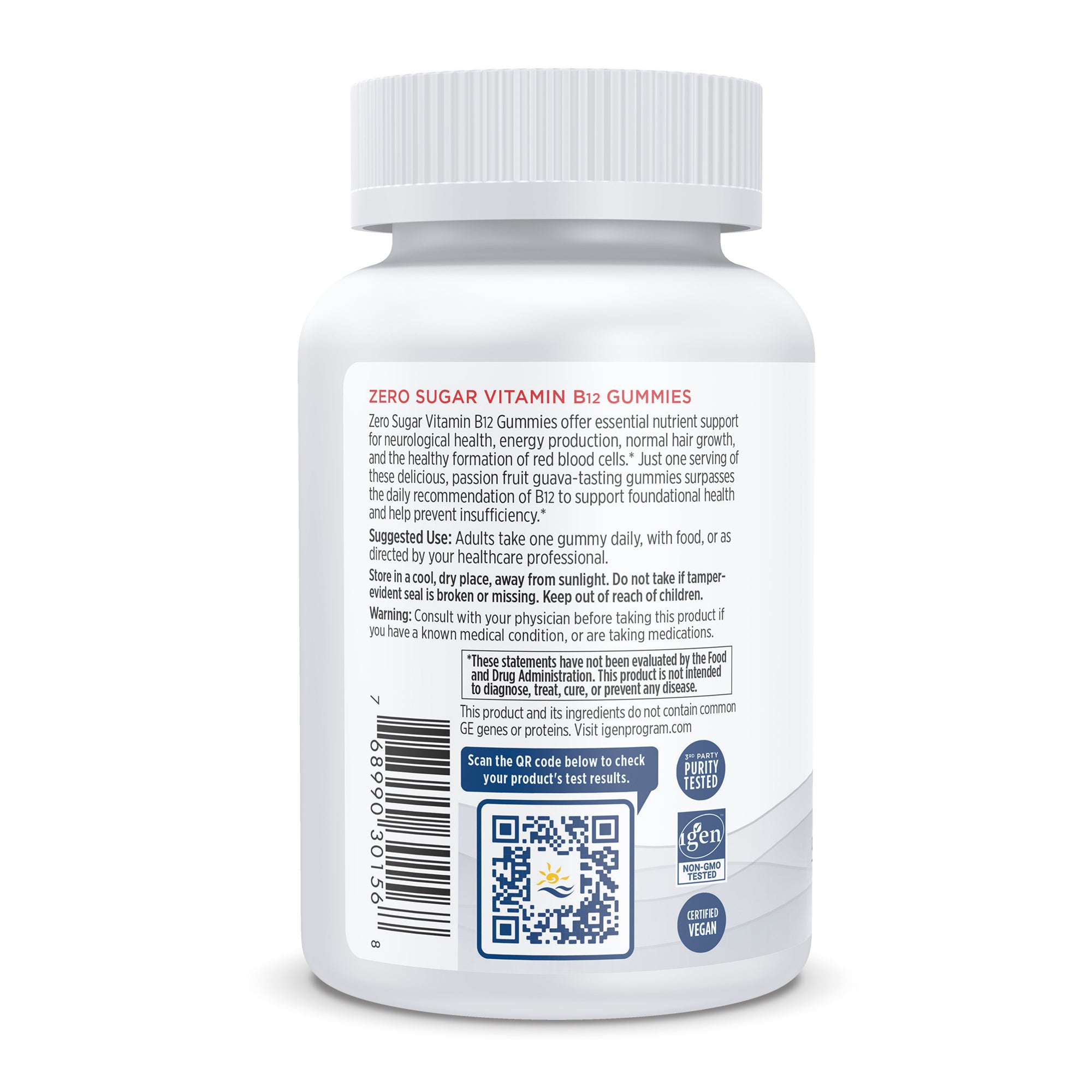 Nordic Zero Sugar Vitamin B12 Gummies — alternate view