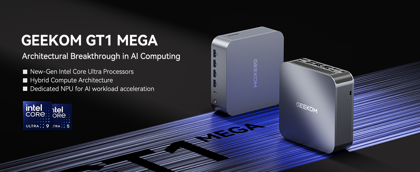 Geekom GT1 Mega Mini PC — alternate view