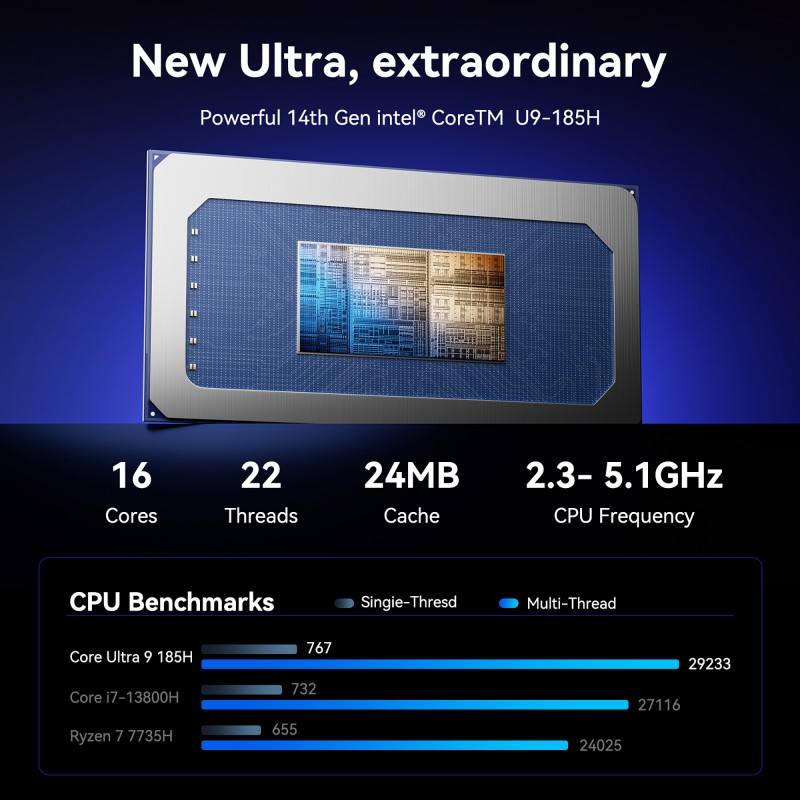 Geekom GT1 Mega Mini PC — alternate view