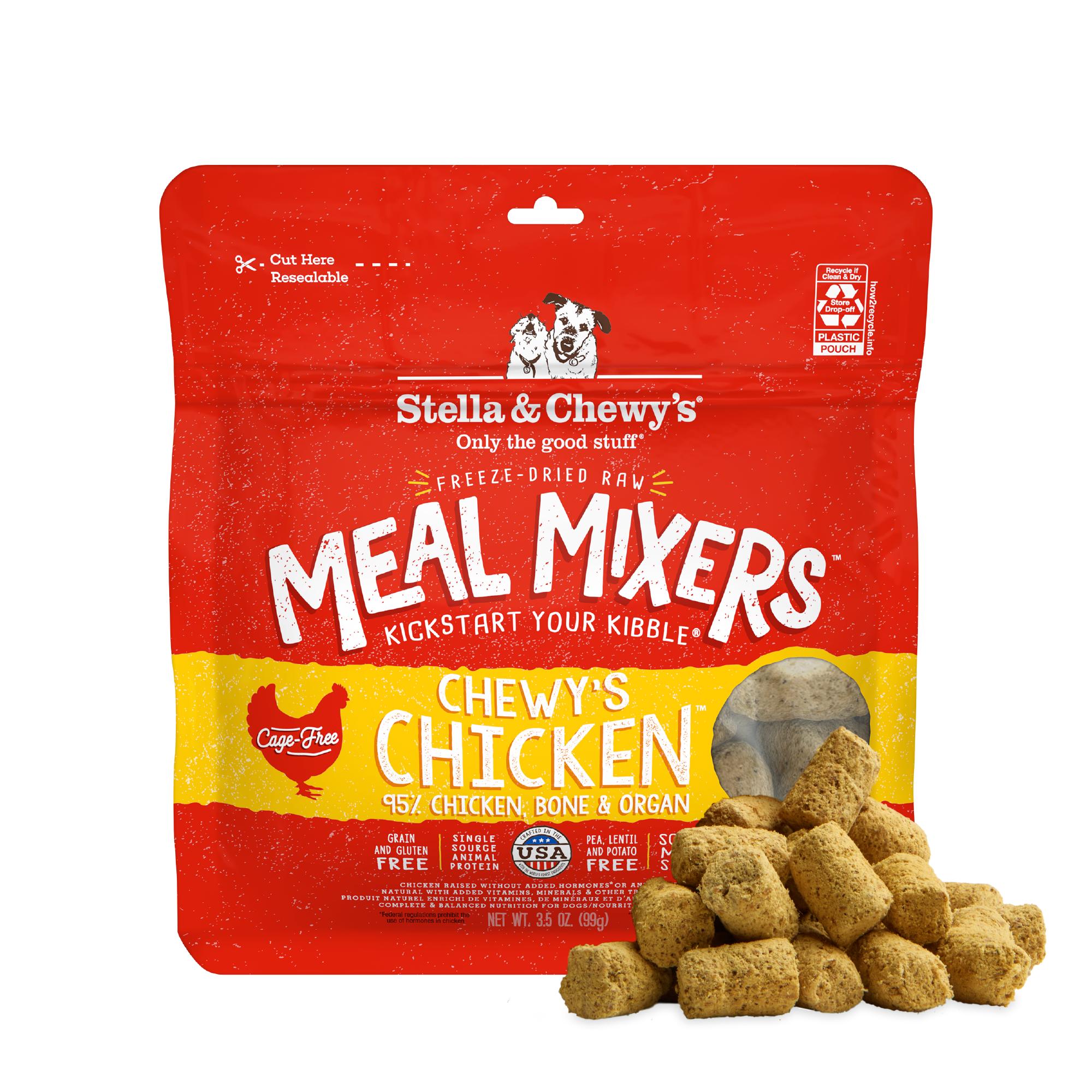 Stella & Chewy's Freeze-Dried Raw Dinner Patties Beef — alternate view