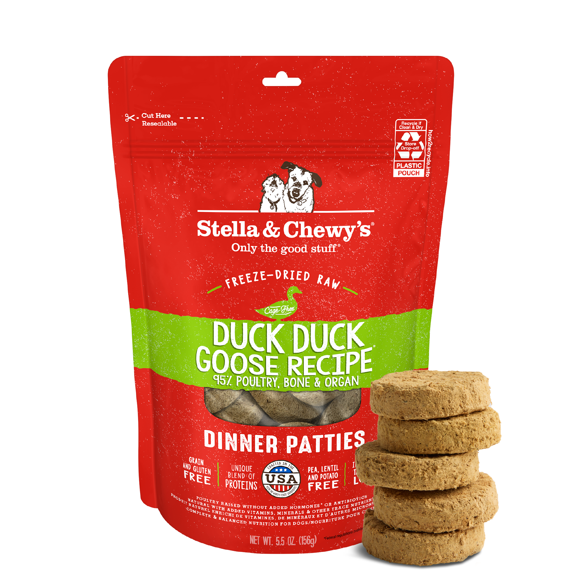 Stella & Chewy's Freeze-Dried Raw Dinner Patties Beef — alternate view
