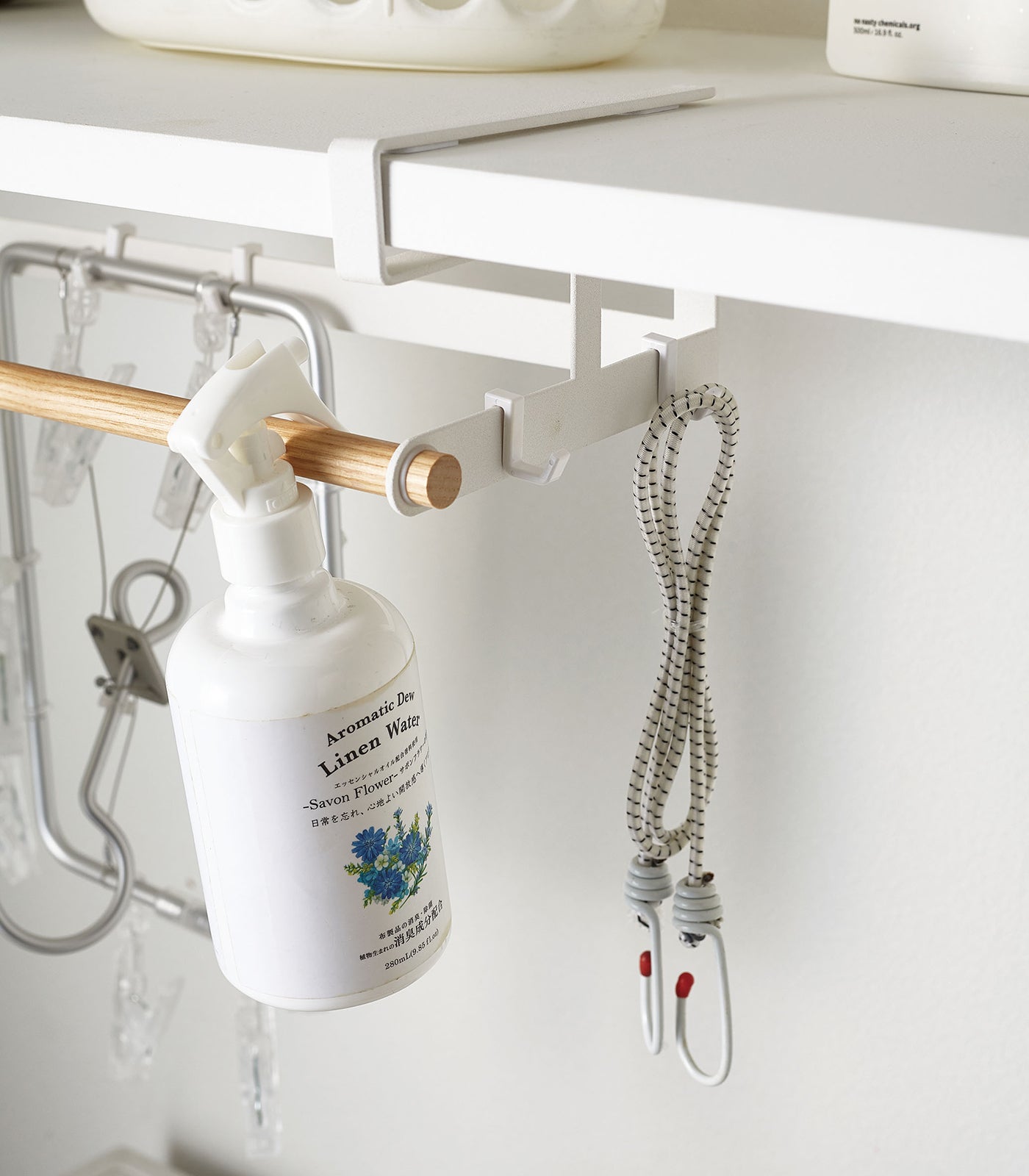 Sageandsill Undershelf Hanger Steel Wood — alternate view