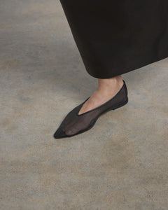 Dear Frances Horoscope Mesh Flats — alternate view