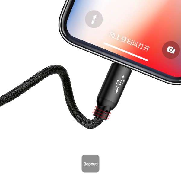 Baseus 3 in 1 USB Cable with Micro Type C Lighting Connector — alternate view