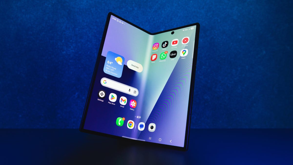 Samsung Galaxy Z Fold7 Shadow 1tb Sm F966bdbneue — alternate view