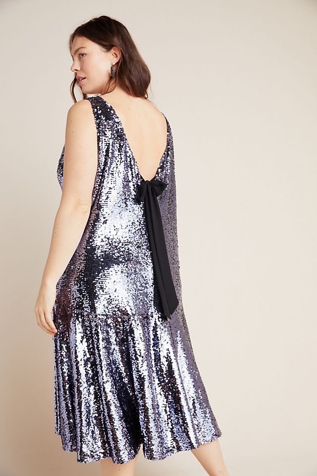 Anthropologie Sybil Sequined Dress — alternate view