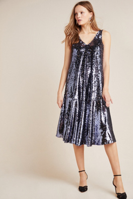 Anthropologie Sybil Sequined Dress — alternate view