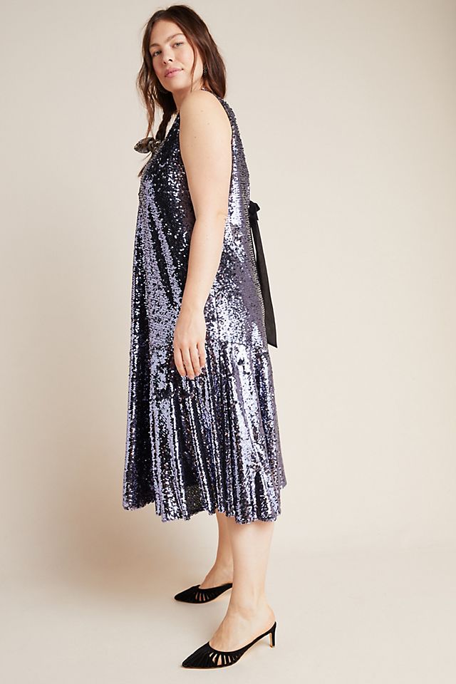 Anthropologie Sybil Sequined Dress — alternate view