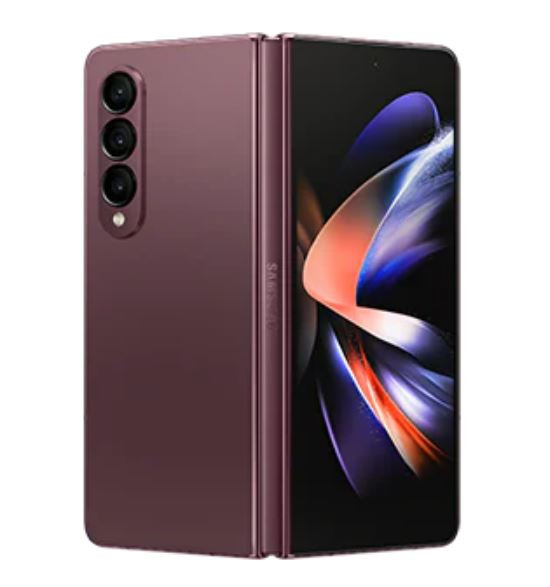 Samsung Galaxy Z Fold4 Burgundy Sm F936bdrjzto — alternate view