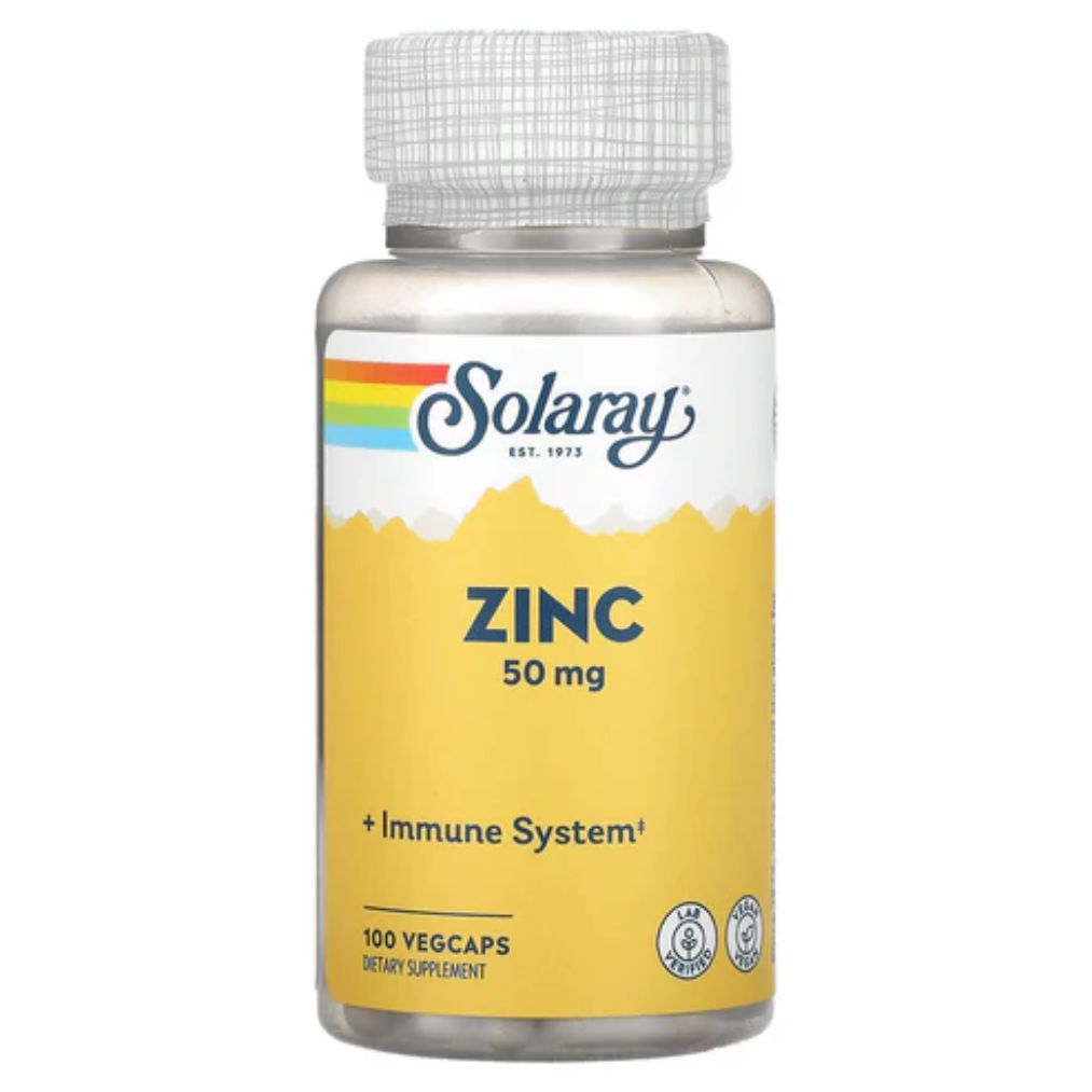 Solaray Zinc 50 MG 100 Vegcaps