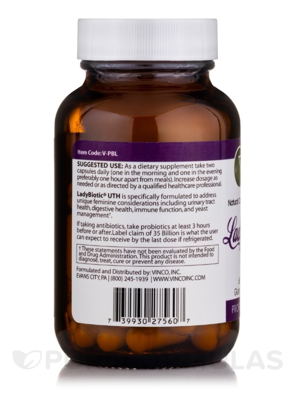 Vinco Ladybiotic UTC Dietary Supplement — alternate view