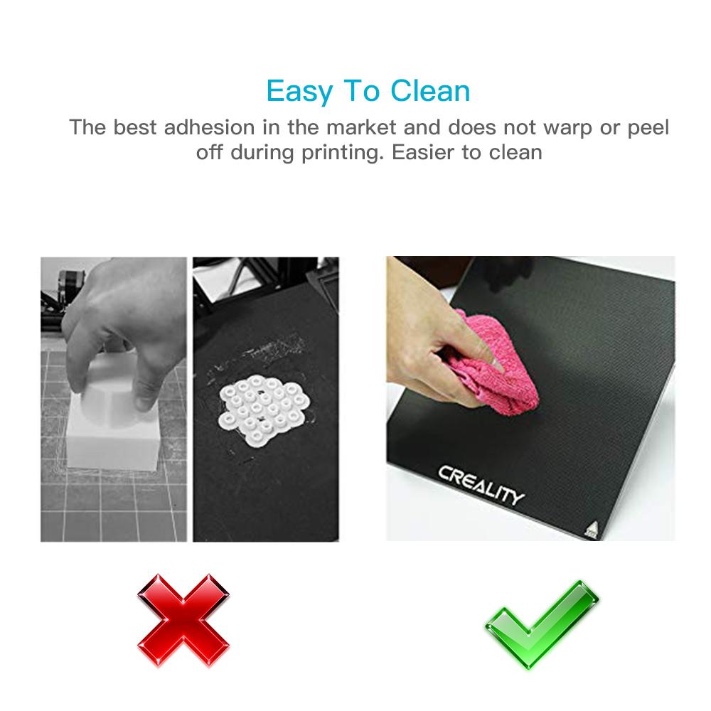 Creality Upgraded Heated Bed Build Plate Surface — alternate view
