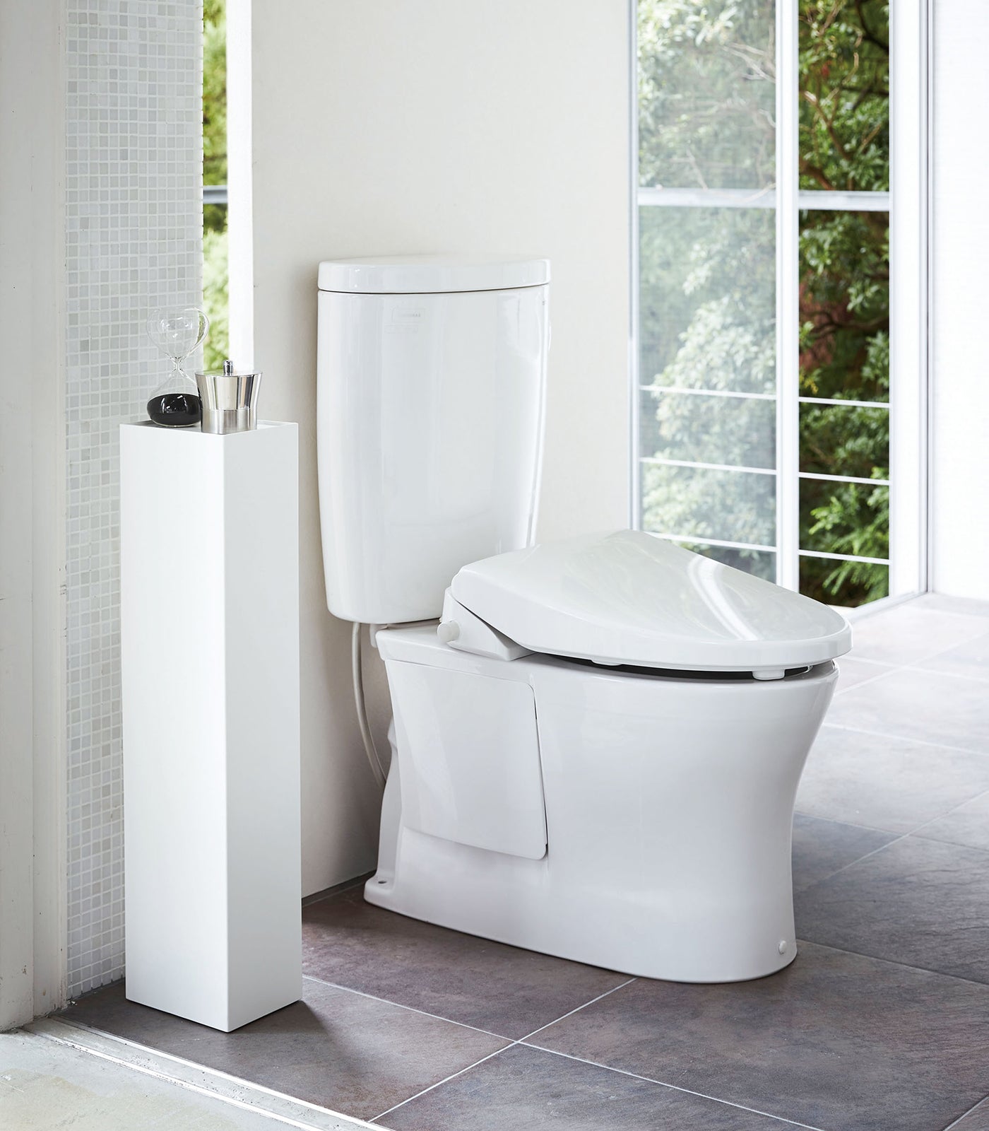Sageandsill Bathroom Organizer Steel Wood — alternate view