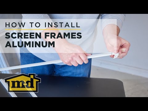 M-D Building Products Aluminum Screen Bottom Latches — alternate view