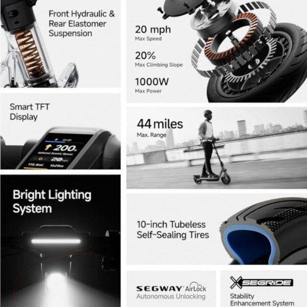 NINEBOT Kickscooter F3 — alternate view