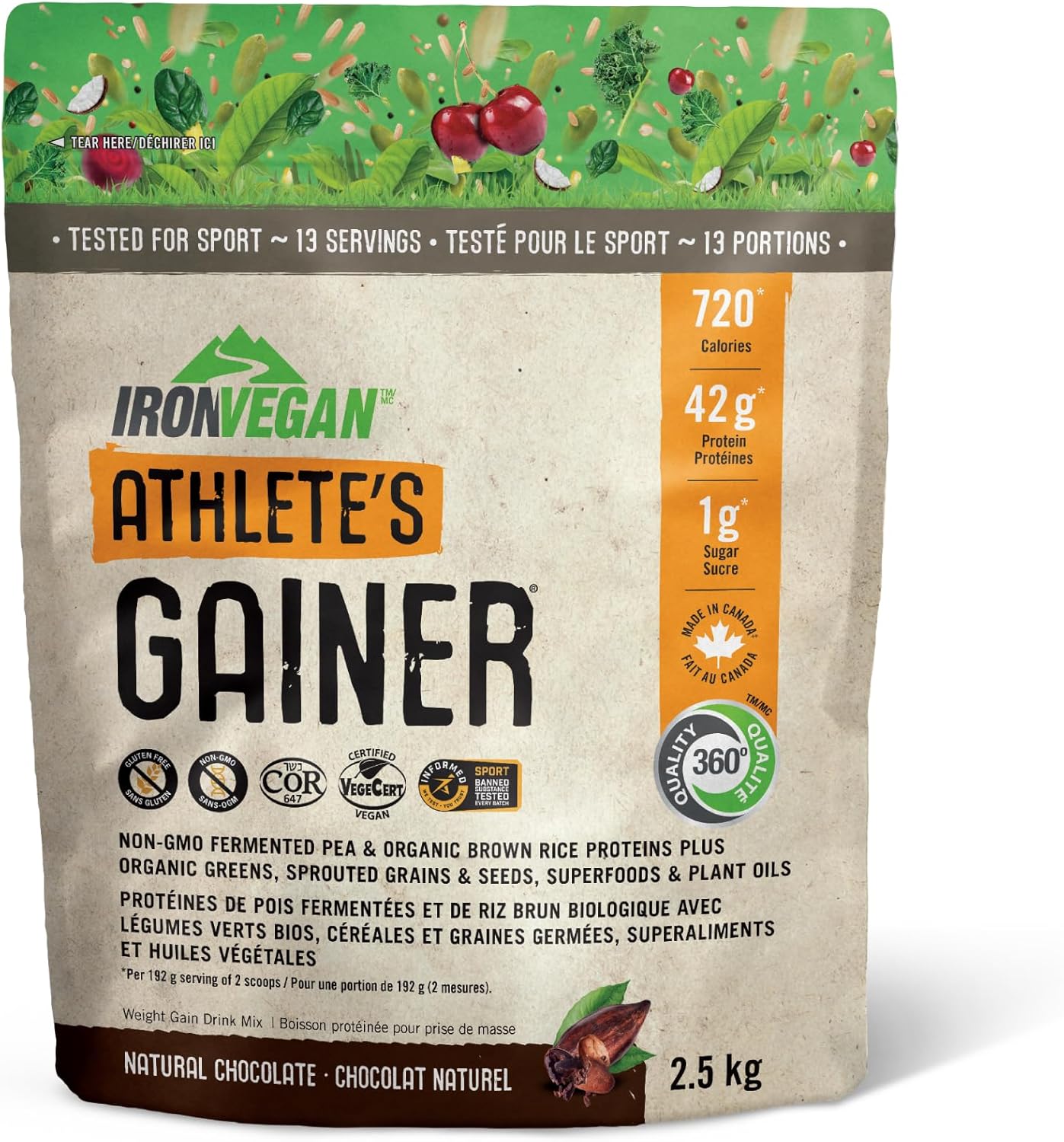 Progressive Athletes Gainer Chocolate 4.5 kg — alternate view