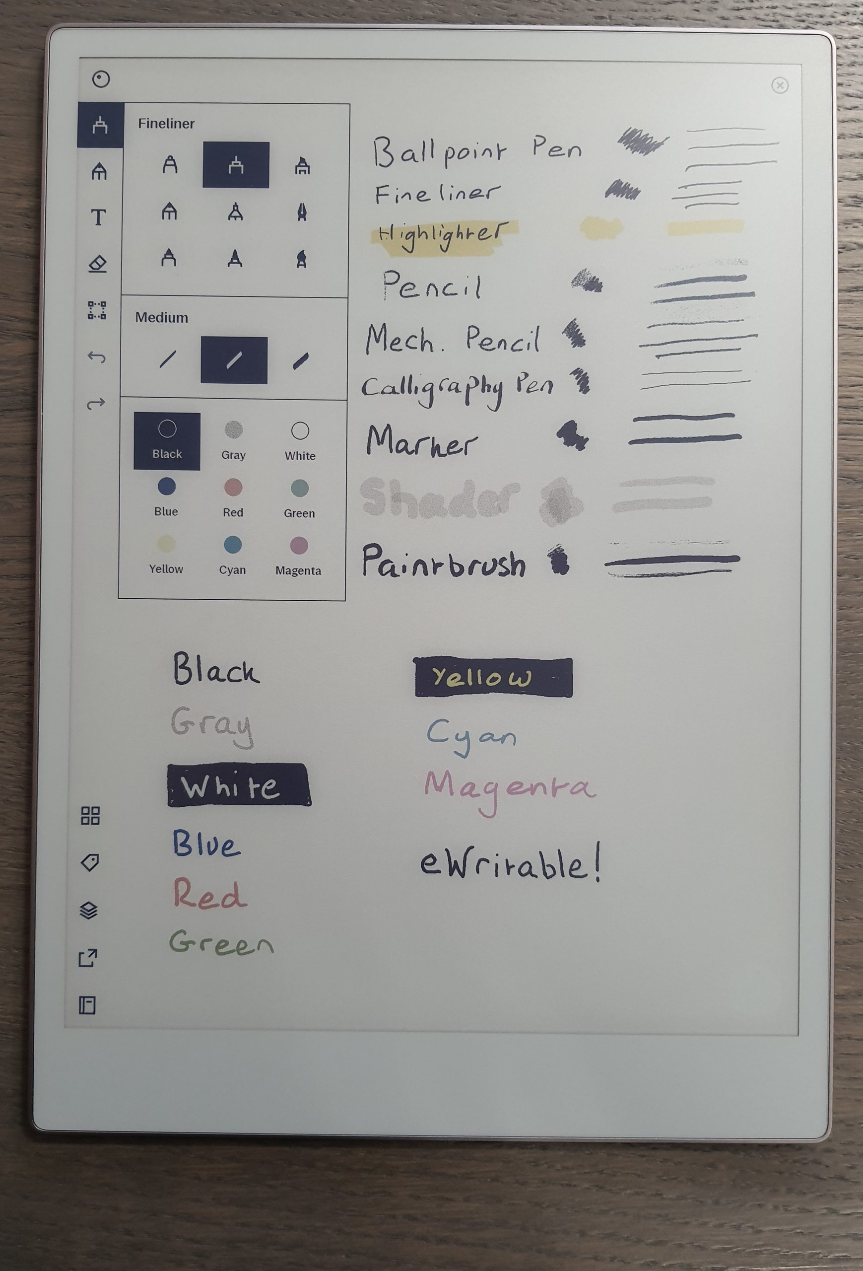 reMarkable Paper Pro — alternate view