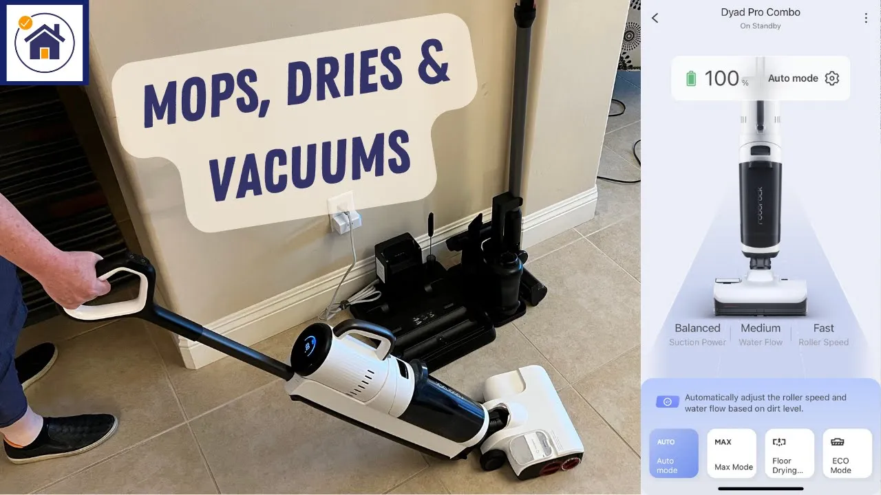 Roborock Dyad Pro Combo 5-in-1 Wet and Dry Vacuum Cleaner — alternate view