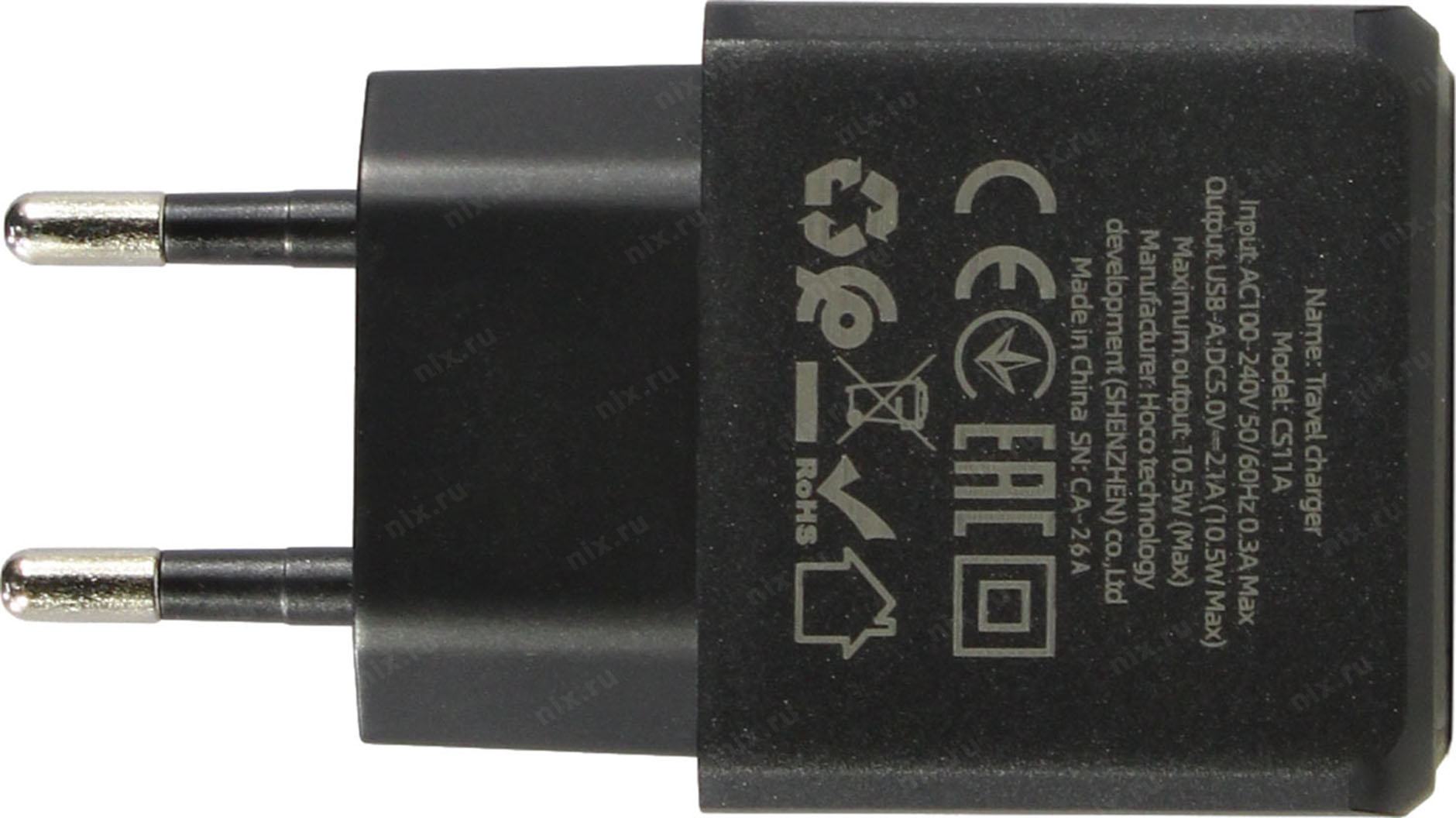 HOCO CS11A 603546 Zaryadnoe Ustrojstvo USB VYH DC5V 105W USB 981515 — alternate view