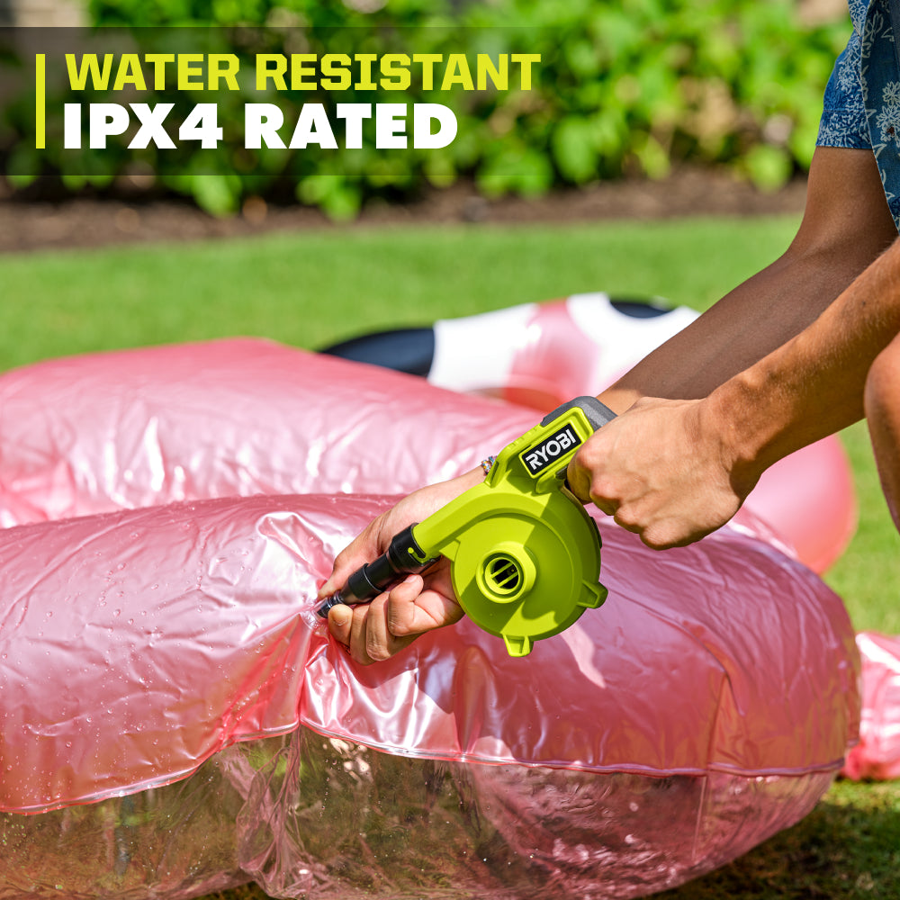 Ryobi USB Lithium Inflator/Blower — alternate view