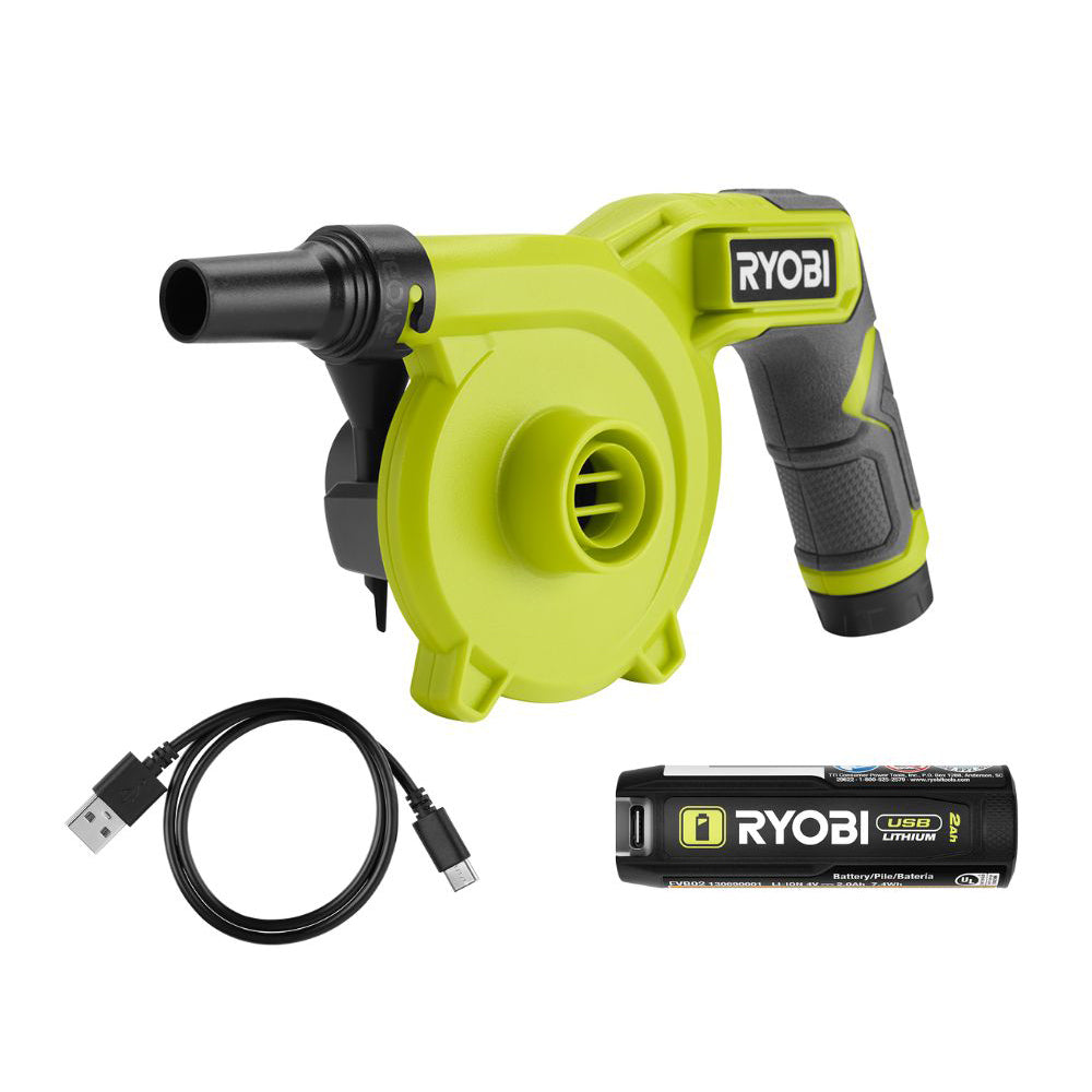 Ryobi USB Lithium Inflator/Blower — alternate view