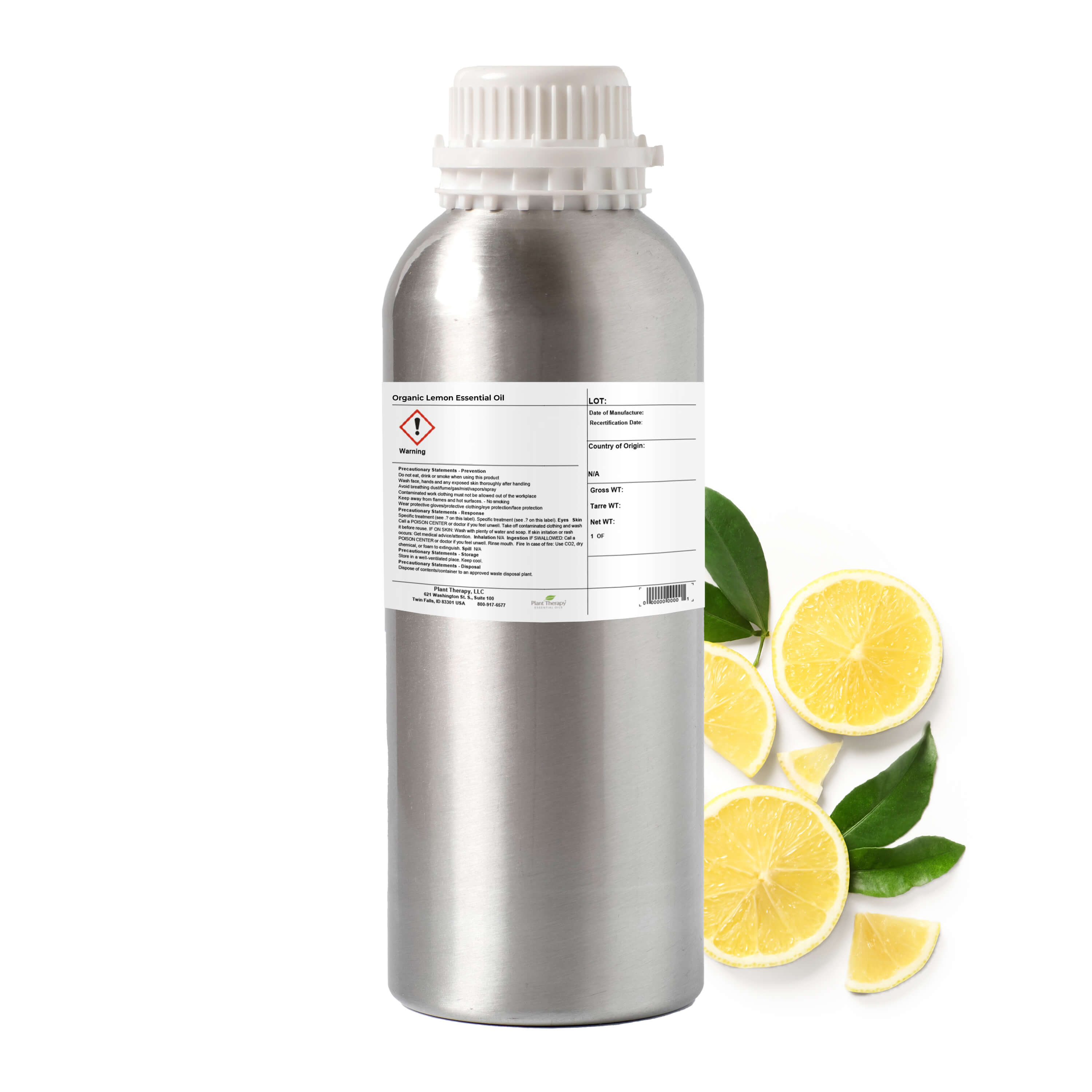 Plant Therapy Organic Lemon Essential Oil Bulk — alternate view