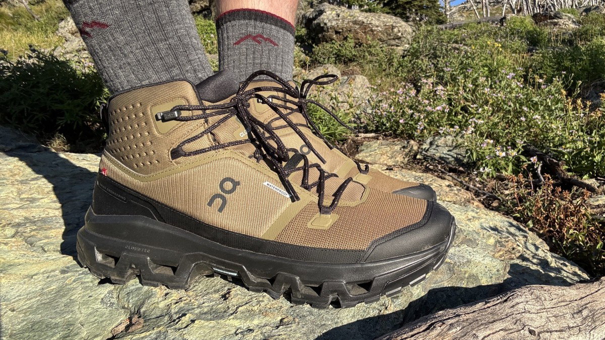 On Cloudrock Mid Waterproof Hiking Boots