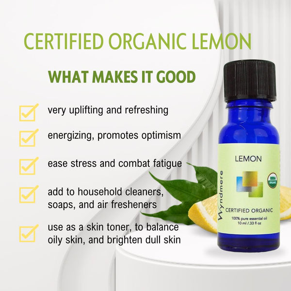Wyndmere Naturals Certified Organic Lemon Oil — alternate view