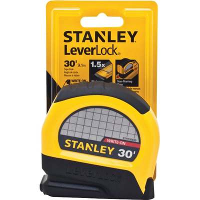 Stanley 30 Ft High-Visibility Leverlock Tape Measure — alternate view