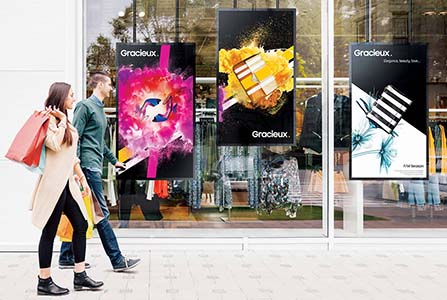 Samsung Outdoor Signage Om46b Uhd 4k 3000nit Ip5x Lh46ombebgbxen — alternate view
