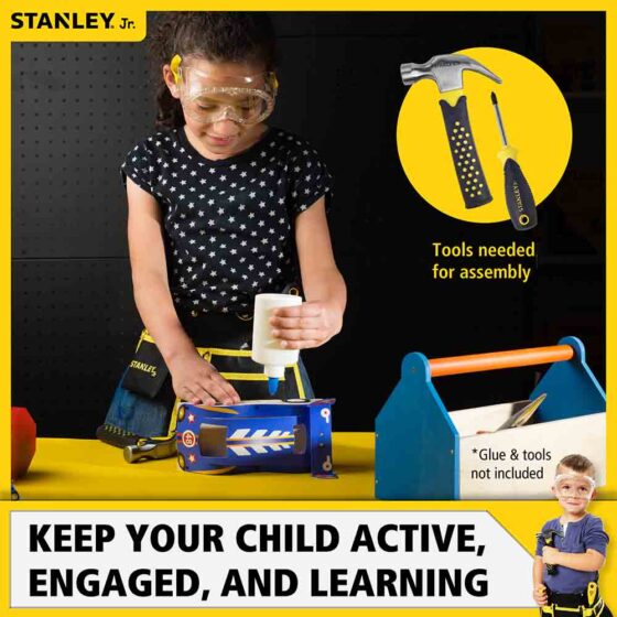 Stanley Jr. Wooden DIY Kit Road Vehicle — alternate view