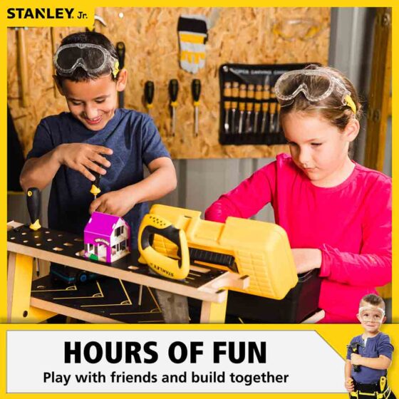 Stanley Jr. Wooden DIY Kit Road Vehicle — alternate view
