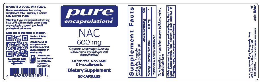 Kauai NAC N-Acetyl L-Cysteine 600 mg — alternate view