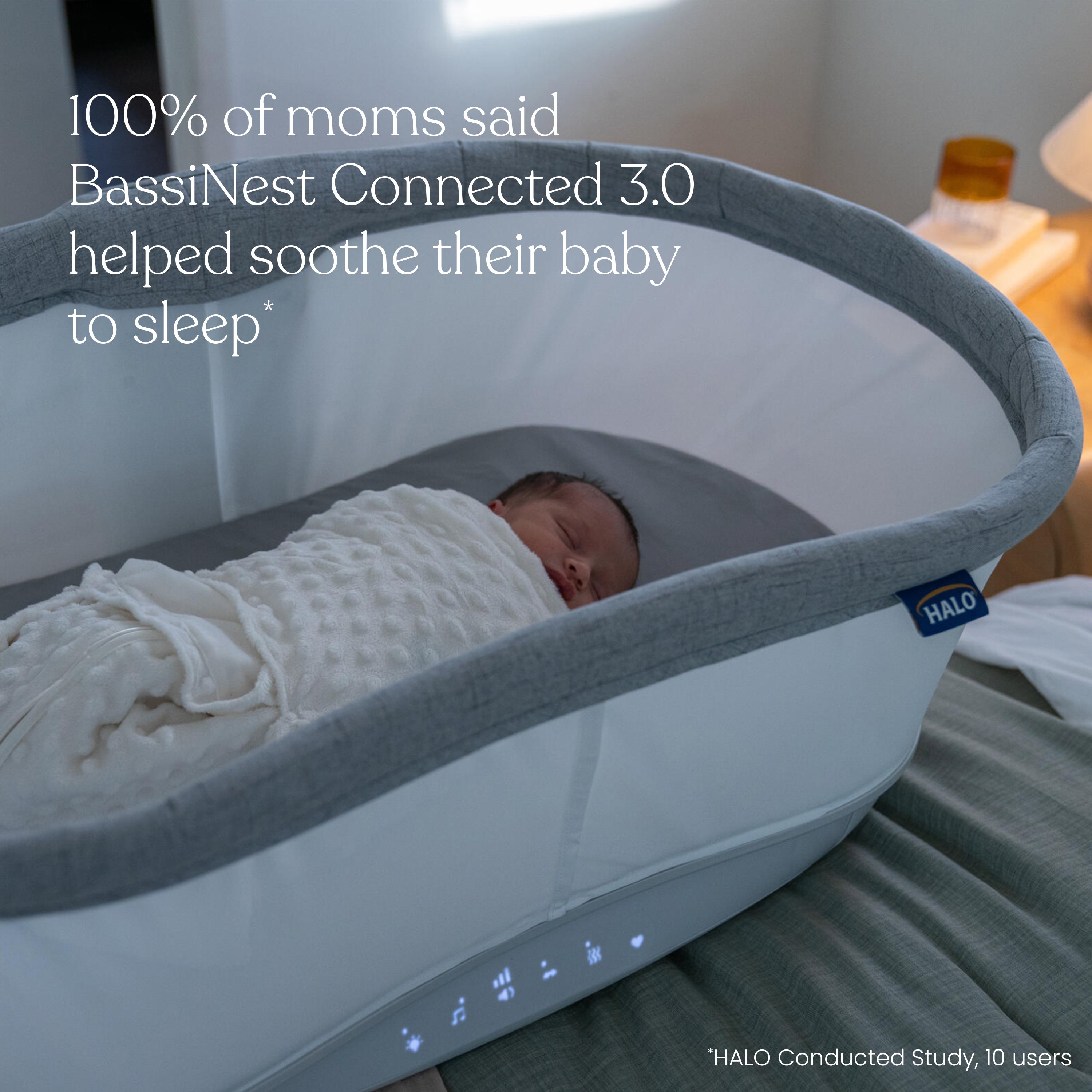 Halo Bassinest Connected Swivel Sleeper 3.0 Smart Bassinet — alternate view