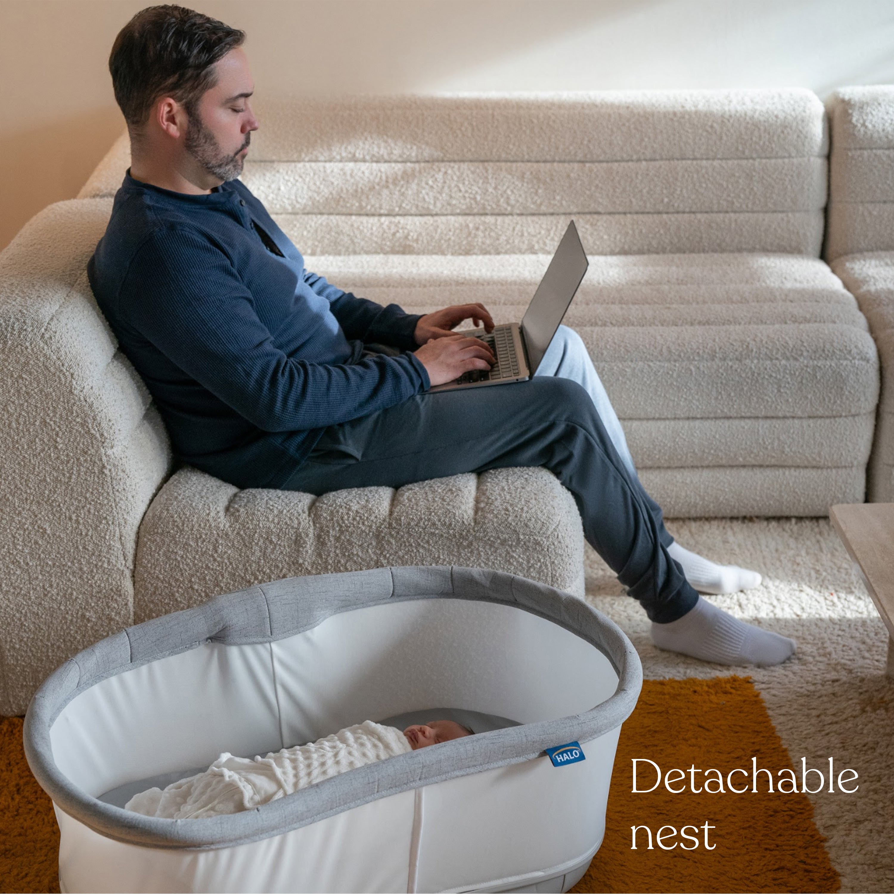 Halo Bassinest Connected Swivel Sleeper 3.0 Smart Bassinet — alternate view
