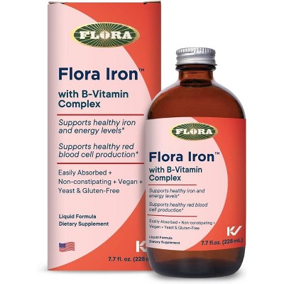 Flora Iron+Herb With B Vitamin Complex 7.7 FL OZ Supplement — alternate view