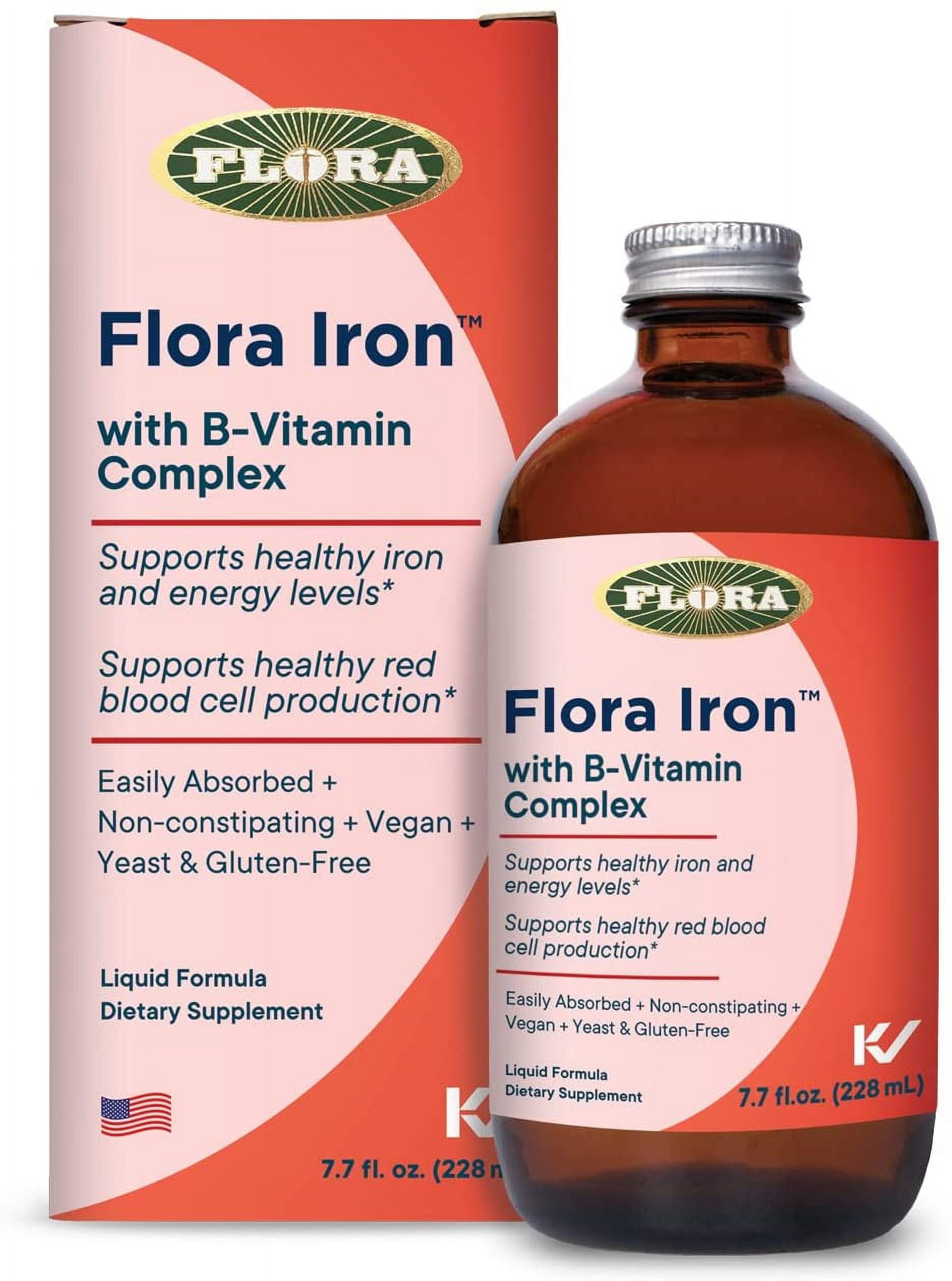 Flora Iron+Herb With B Vitamin Complex 7.7 FL OZ Supplement — alternate view