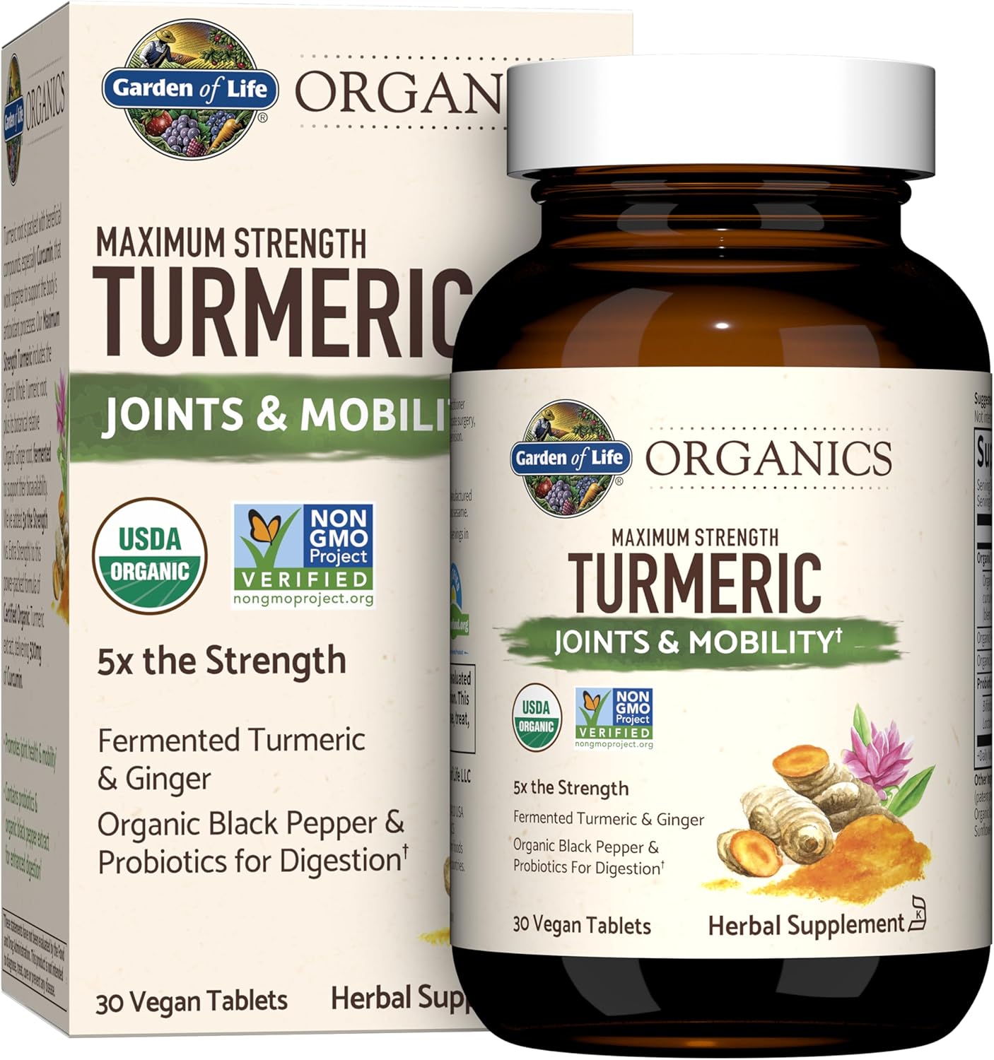 Garden Of Life Turmeric Pain Relief Supplement — alternate view