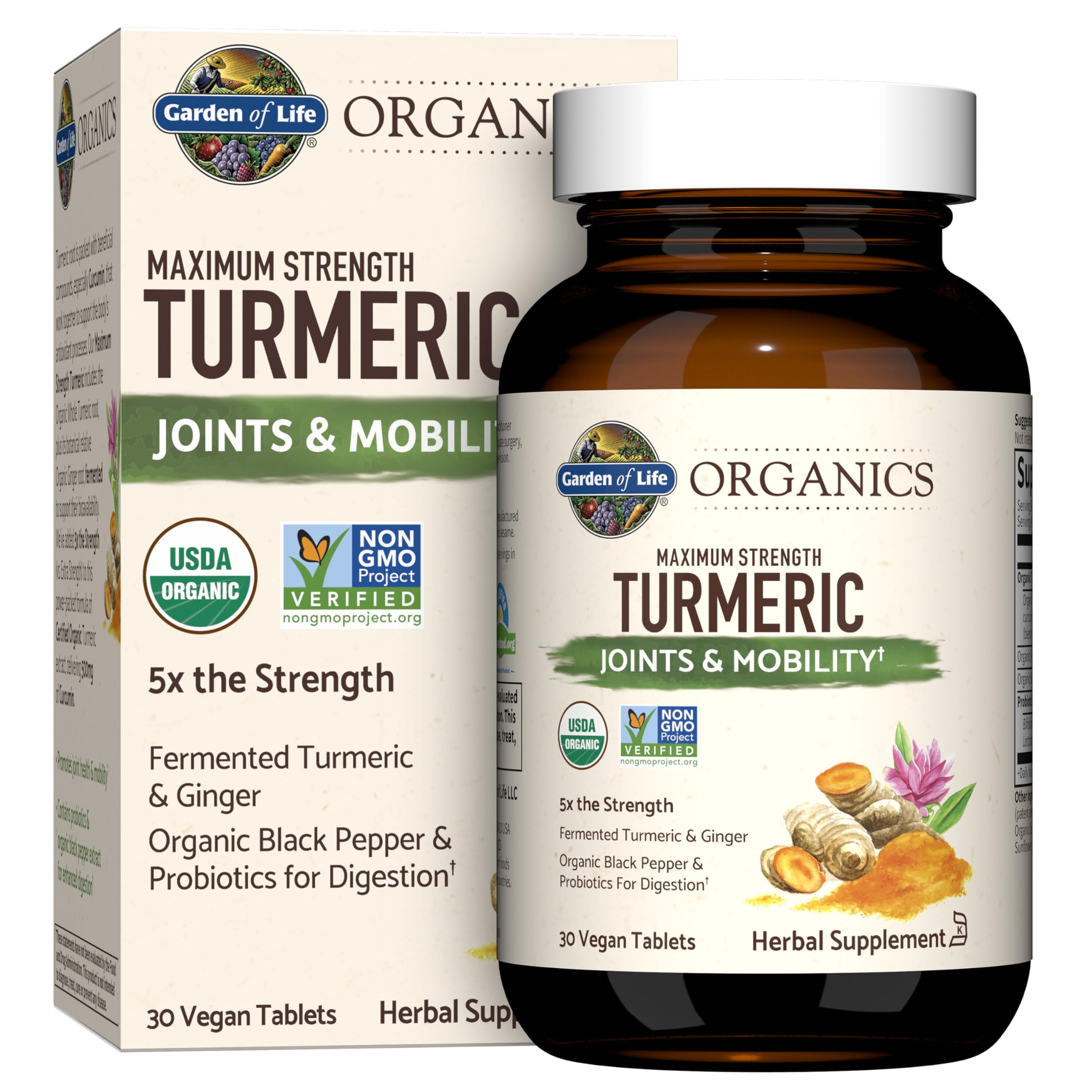 Garden Of Life Turmeric Pain Relief Supplement — alternate view