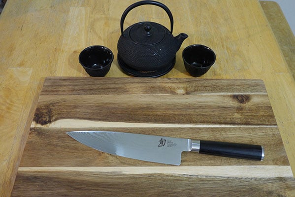Shun Classic Chef's Knife Pakkawood Handle — alternate view